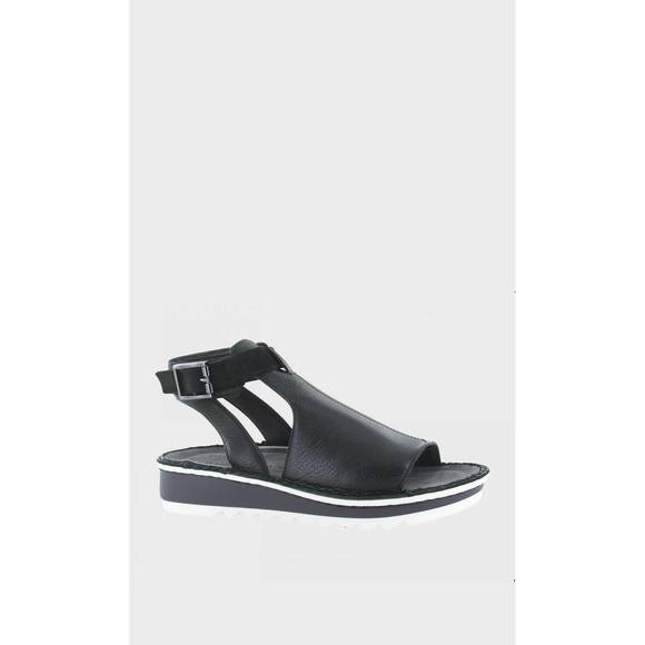 Sandales Femme Naot Velours Noir Nubuck Taille EU 39 - Neuf Avec Emballage